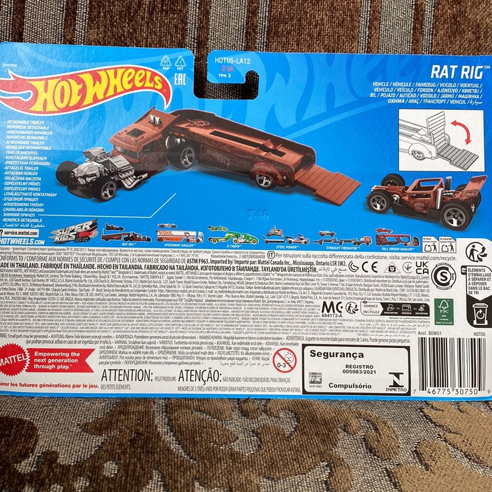 Mattel Hot Wheels Super Rigs Rat Rig New in Package - Picture 5 of 6